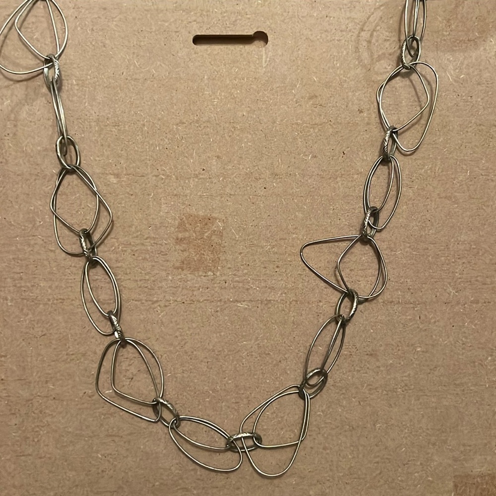 Silver necklace